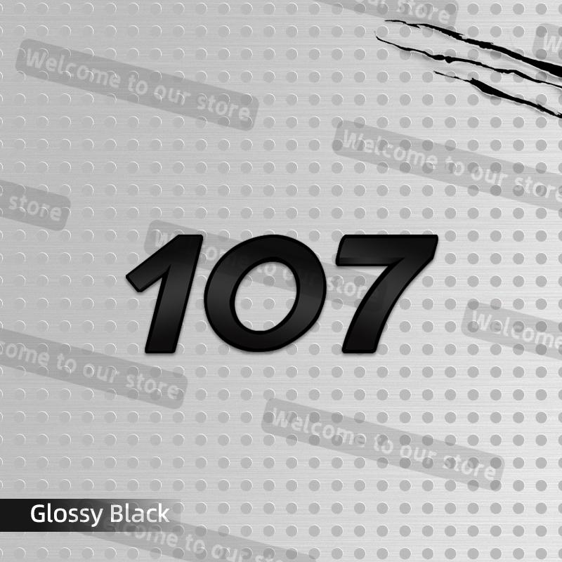 3D Metal Car Styling For 107 206 207 208 301 307 308 Emblem Decals Rear Trunk Body Badge Accessories