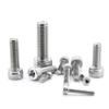 M2 M3 M4 M5 M6 DIN912 304 Stainless Steel Head Hexagon Hex Socket Cap Screw Bicycle Hex Bolts Nuts And Washers Assortment Kit