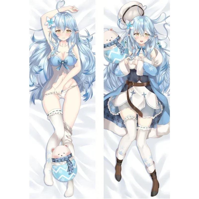 60x180cm Vtuber Yukihana Lamy Dakimakura Pillow Case Hugging Body Pillowcase Bedding Decorating Gift