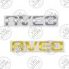 For Chevrolet Aveo Lettering Car 3D Metal Letters Logo Badge Decals Sticker Car Auto Rear Trunk Alphabet Emblem Styling Stickers