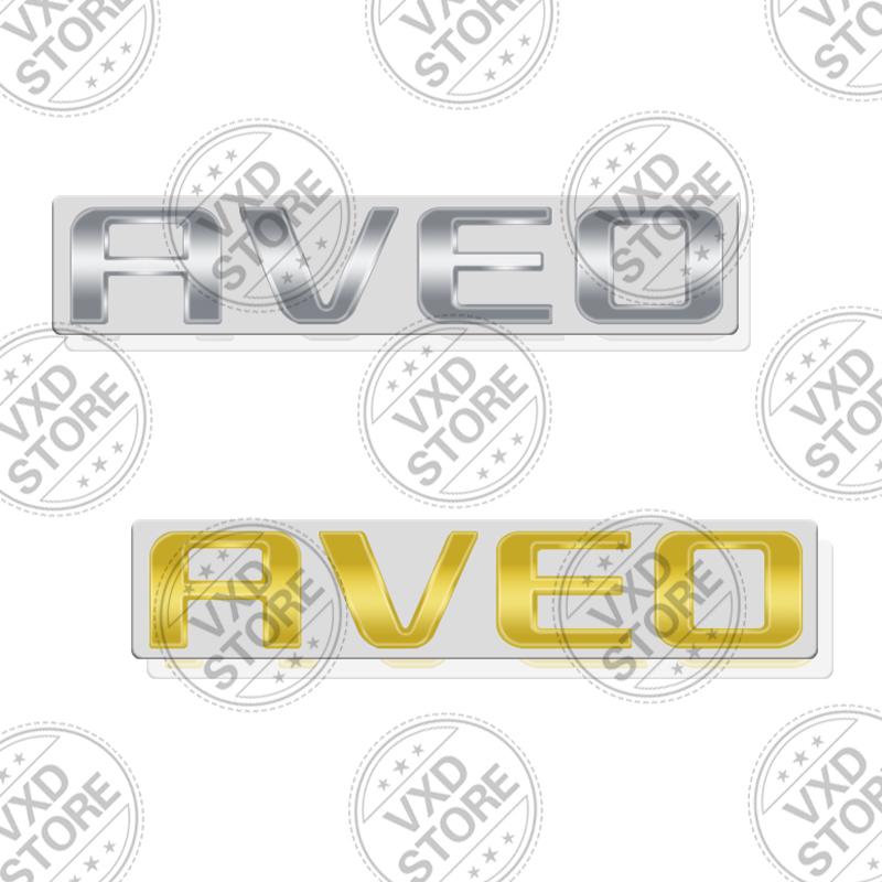 For Chevrolet Aveo Lettering Car 3D Metal Letters Logo Badge Decals Sticker Car Auto Rear Trunk Alphabet Emblem Styling Stickers