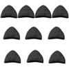 10Pcs Furry Kitten Ears Charm Sewing Plush Ears Appliques Assorted Color for Hair Accessories Clothing Embellishments