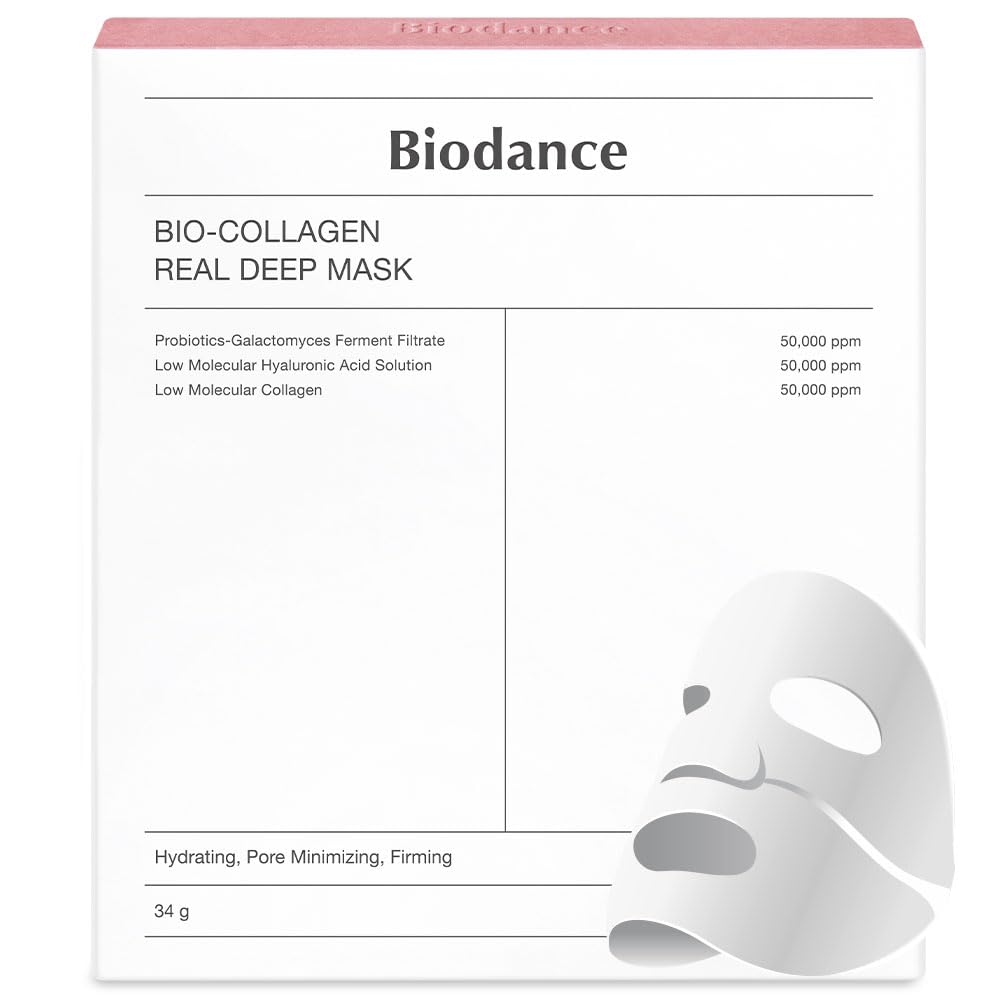 Biodance Bio Colágeno Real Mascarilla Profunda 34g 4EA (1 CAJA)