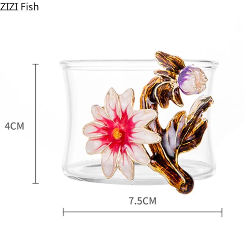 High Temperature Resistant Transparent Glass Tea Set Seven-piece Chinese Kung Fu Tea Set Gift Box Teapot Set Gift for Friends