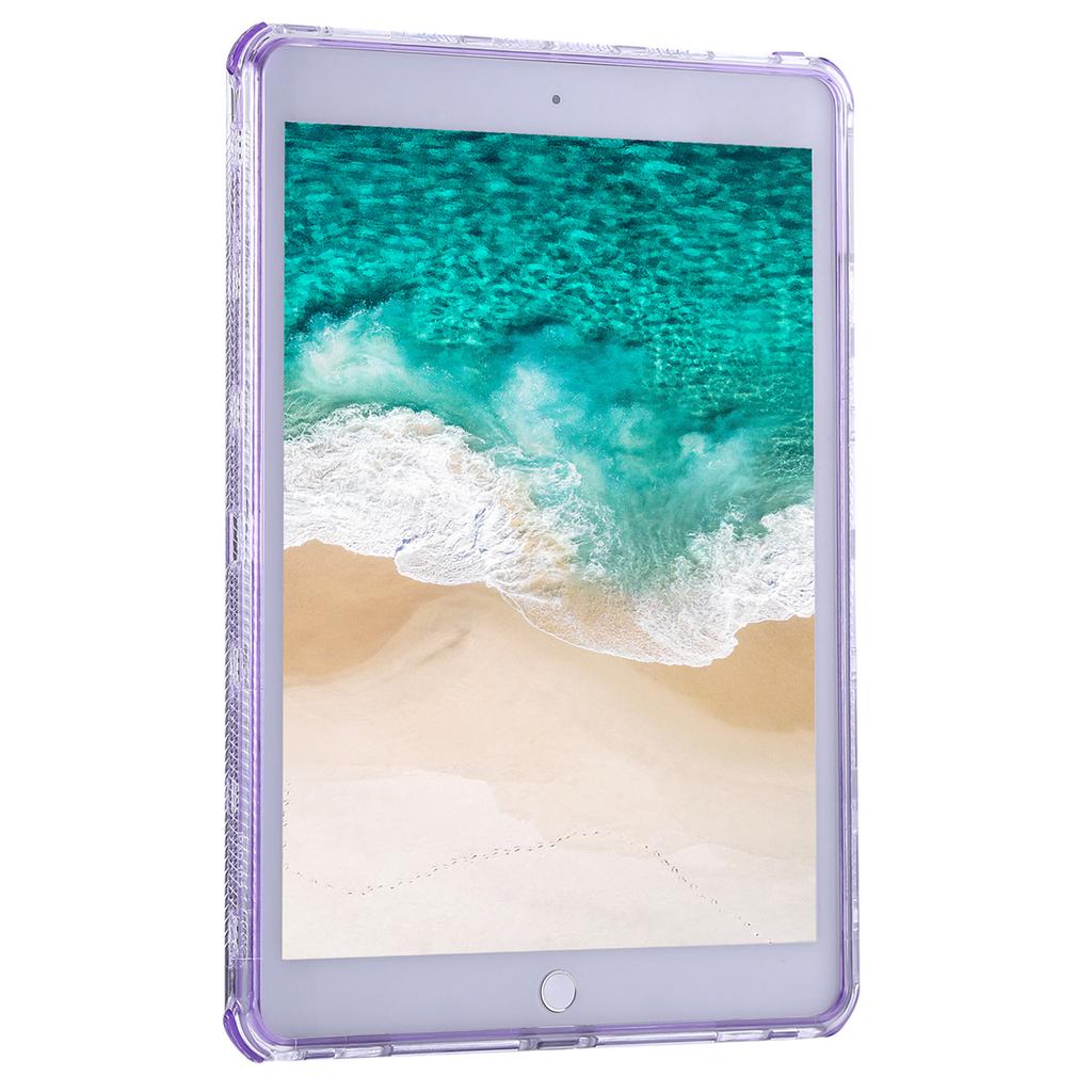 Clear Case for iPad 10.2 (2021)/(2020)/(2019)/Air 10.5 inch (2019) 3 in 1 PC + TPU Shockproof Tablet Cover