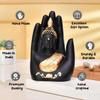 Golden Handcrafted Palm Buddha Idol for Home,Office and Gifts - Palm Buddha Hand Statues for Living Room Mandir