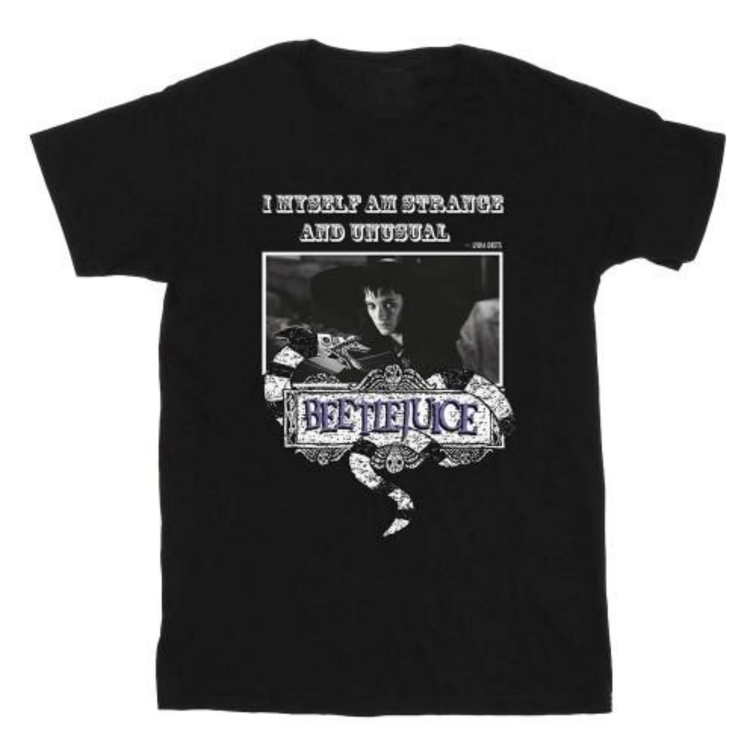 Beetlejuice Boys Strange And Unusual Cotton T-Shirt S чёрный
