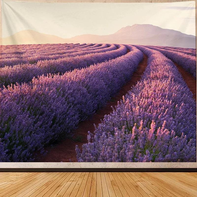 Lavender Manor Tapestry Office Living Room Decoration Home Wall Tapestry