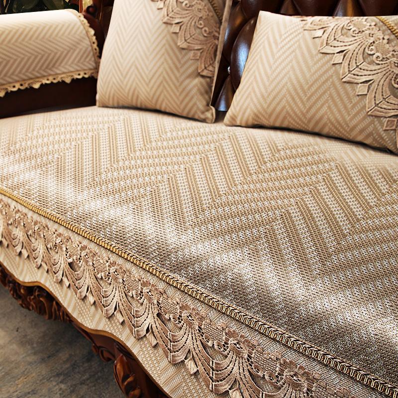 

Летний ледяной шелковый коврик из ротанга, тканевый чехол для дивана, украшение для гостиной, нескользящая подушка для дивана, подлокотник, полотенце, чехол, украшение для дома 50x60