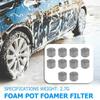 10pcs Mesh Filter Foam Sheet For Foam Nozzle For Snow Soap Gun Foam Sprayer High Pressure Car Wash Filter For Foamer