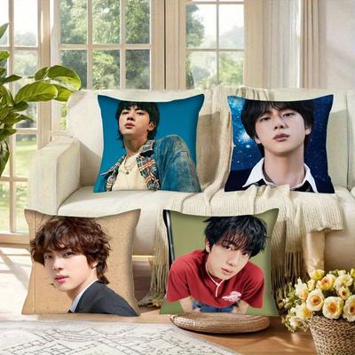 Fundas de almohada 40x40 fundas para cojines sofás sala de estar decoración del hogar regalos Singer J-in pop Corea del Sur
