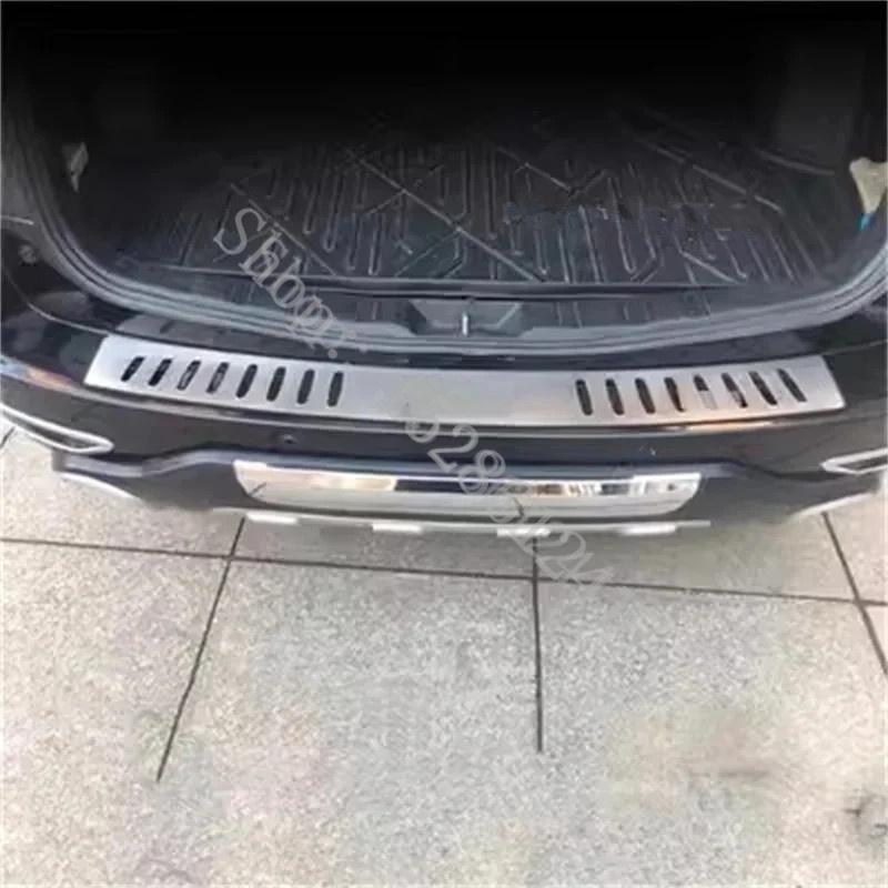 For Subaru XV Outback Forester Tribeca B9 Stainless Steel Door Rear Bumper Protector Sill Trunk Tread Plate Trim Car Accessories