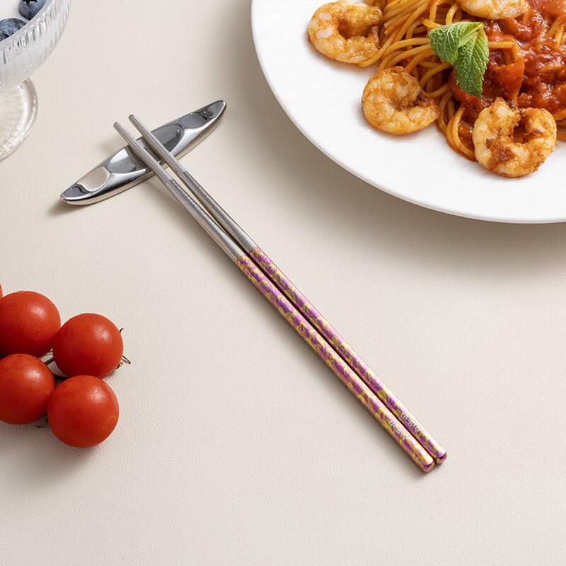Hanyou Ice Flower Titanium Chopsticks