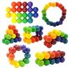 Fidget Spielzeug Lernfarbe Ball 3D Puzzle Montessori Spiel Form Zuordnungsspielzeug für Kinder Training Sensorisch Kinder Erwachsenen Geschenk