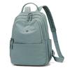 Schoolbag Solid Color Casual Backpack Women's Large Capacity Outdoor Commuter Backpack New Fashion Versatile Solid Color Schoolbag
