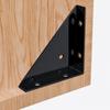 4pcs Pack Triangular Reinforcement Corner Brackets Cabinet Support Bracket  Cabinet