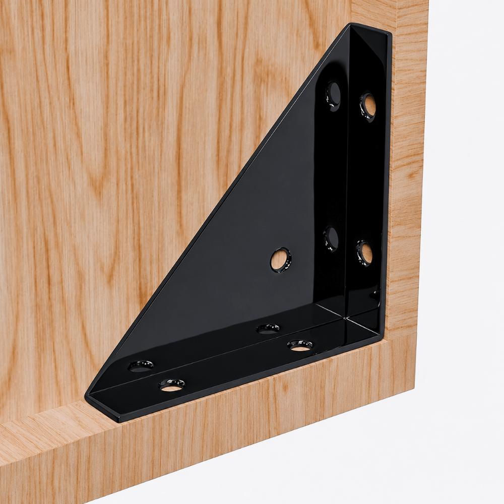 4pcs Pack Triangular Reinforcement Corner Brackets Cabinet Support Bracket Cabinet