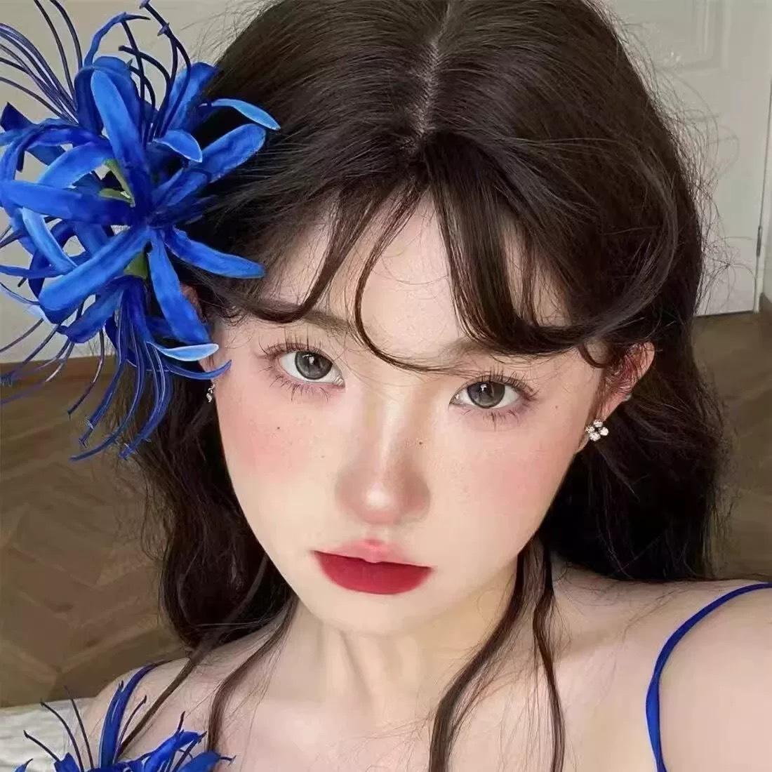 

Красный Другой Сторона Цветок Имитация Цветок Заколка Ретро Мори Продвинутая Голова Заколки Цветок Супер Фея Изысканная Сторона Сломанные Волосы Карта