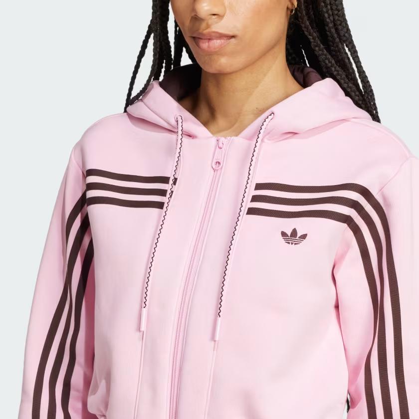 adidas Originale 70er Casual Vielseitige Mode Bequeme Kurze Jacke Damen Jacke Rosa JN7665