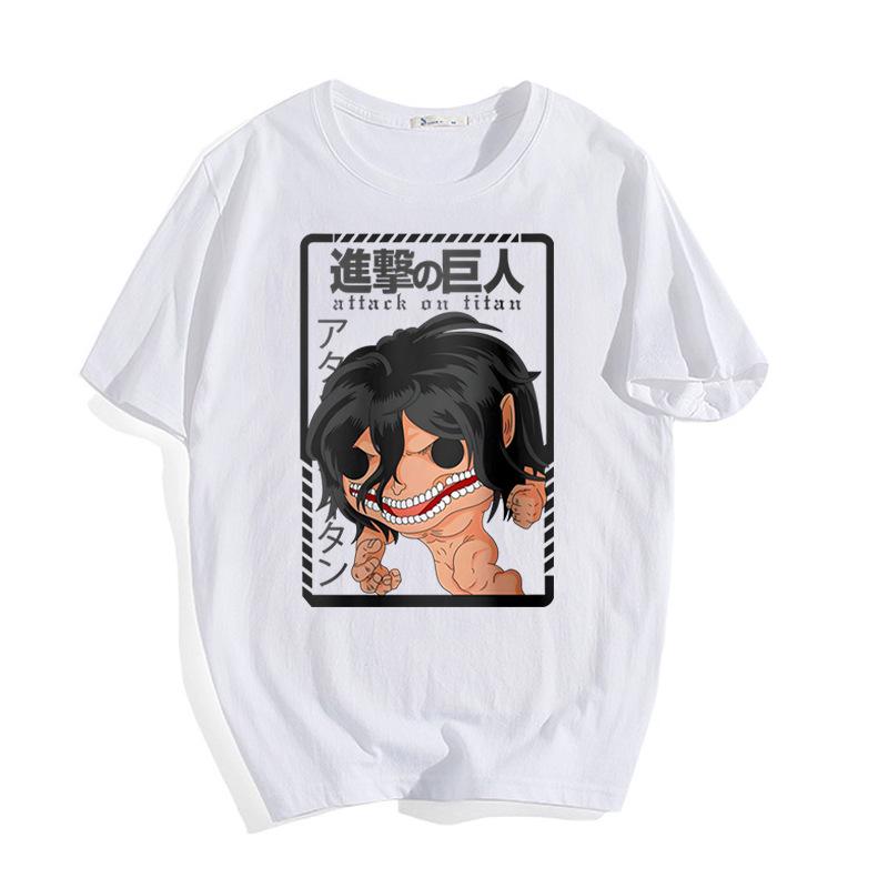Anime Attack On Titan Peripheral New Sports Top Casual Short Sleeve T-Shirt