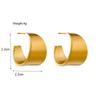 DIEYURO 316L Stainless Steel Women Stud Earrings High Quality 2- Rust Proof Earrings Girls Party Jewelry Gift