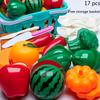DIY Fruit Cutting Toys Vegetables Fruits And Vegetables Parent-Child Simulation Kitchen Food Children's Birthday Gifts