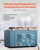 Vacuum Investing Casting Machine 290W Power 3CFM Pump Bell Jar for Jewelry