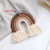 Fashionable Key Accessory Keychain Stylish Bag Ornament Cotton Texture Suitable for Key Bags and Backpack Decorating