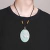 Natural Burmese Grade-A Jade Rabbit Zodiac Ethnic Pendant Ornament for Men and Women