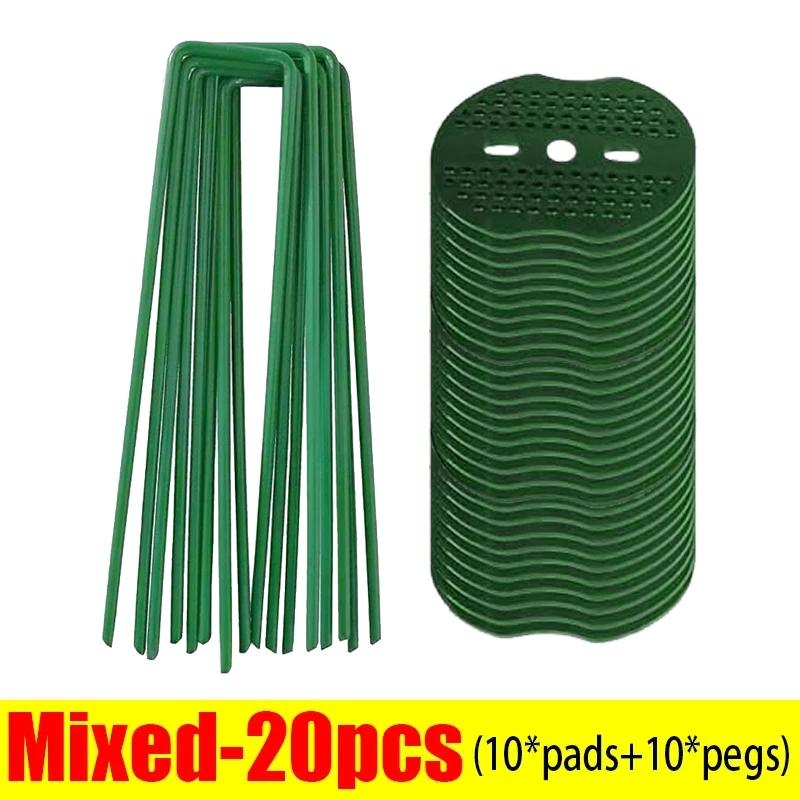 Metal Garden Stakes U Shape Landscape Staples Ground Nails Heavy Duty Fence Film Tents Securing Pegs Sod Pins Outdoor Gardening