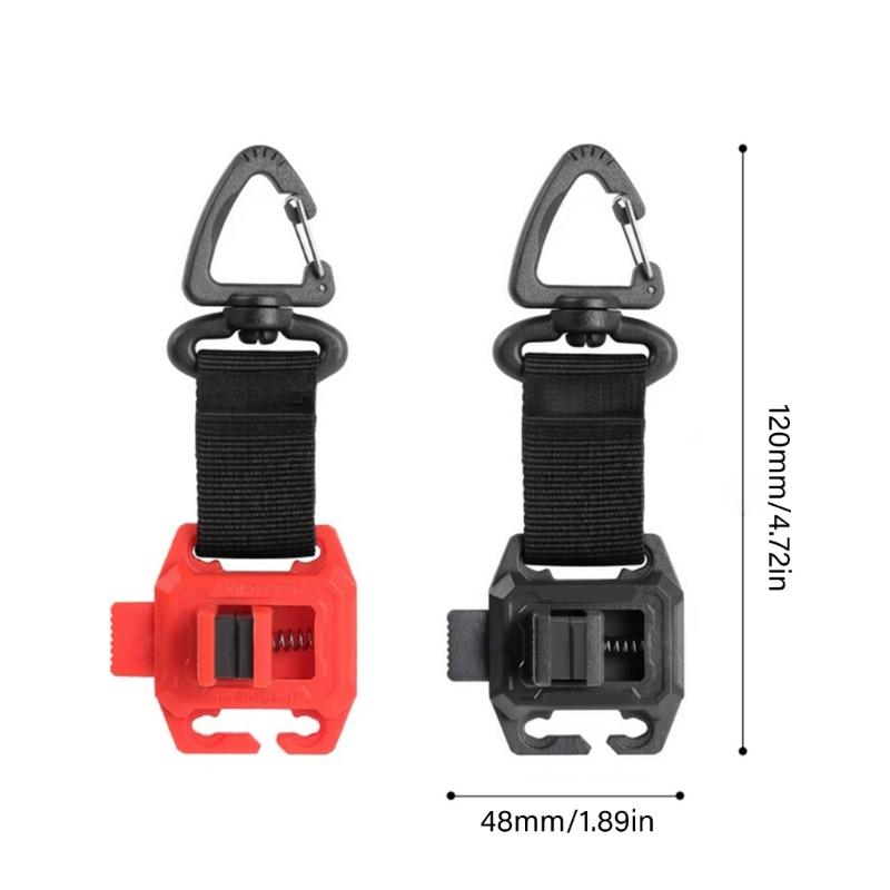 Spring Loaded Fishing Accessory With Rod Clamps Eyewears Holder Cable Organizers For Outdoor Lover