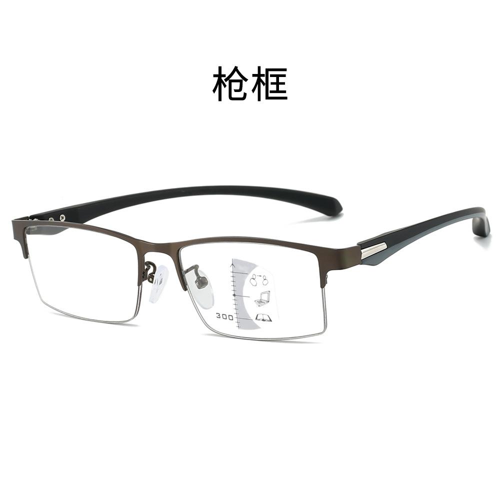 Business Men'S Anti-Blue Reading Glasses Look Far And Near High Definition Multi-Focus Far And Near Reading Glasses