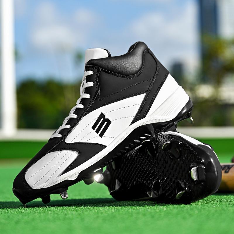 Baseball Shoes for Men Outdoor Male Professional Athlete Training Sneakers with Durable Rubber Sole Long-Term