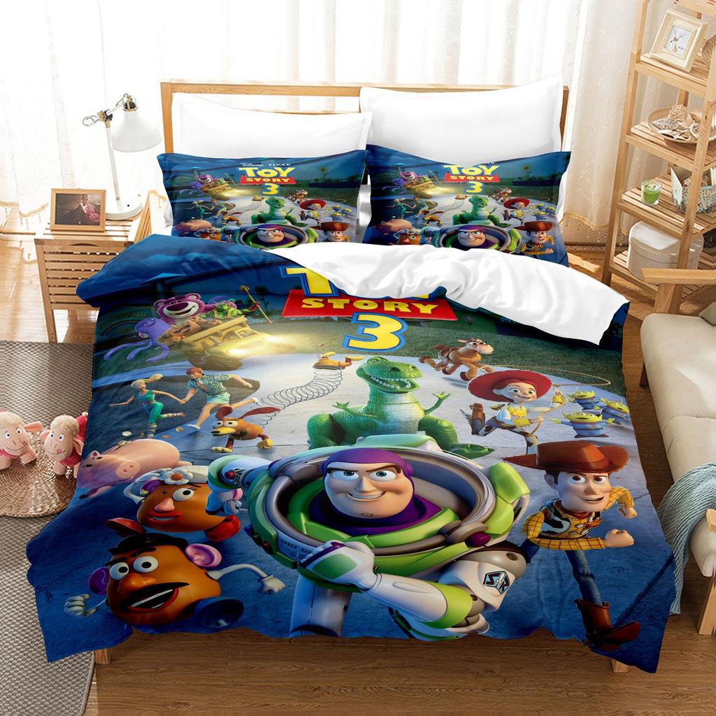 Printed Three-Dimensional 3D Digital Home Textile Three-Piece Children'S Home Textile Kit
