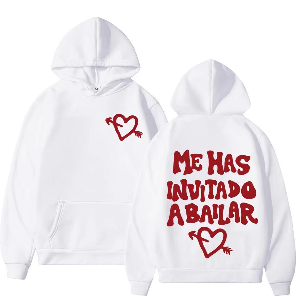 Sudadera con capucha gráfica Dani Fernandez Unisex Harajuku Oversize Vintage Hip Hop Manga Larga Casual Pullover Sudadera de calle Estética Moderna Top de forro polar