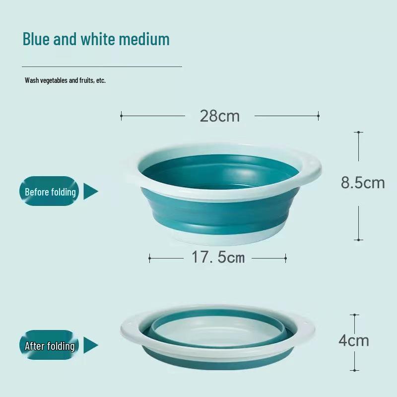 Portable Foldable Washbasin for Clothes & Vegetables