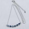 Sace Gems S925 Sterling Silver Certified 3*4MM Natual Sapphire Pendant Necklaces for Womne Engagement Cocktail Party Fine Jewelry