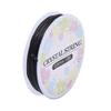Fil de Cristal Élastique, Cordon Élastique pour Perles, pour la Fabrication de Bijoux en Perles, Noir, 0,8 mm, environ 10 m(10m)/lancer