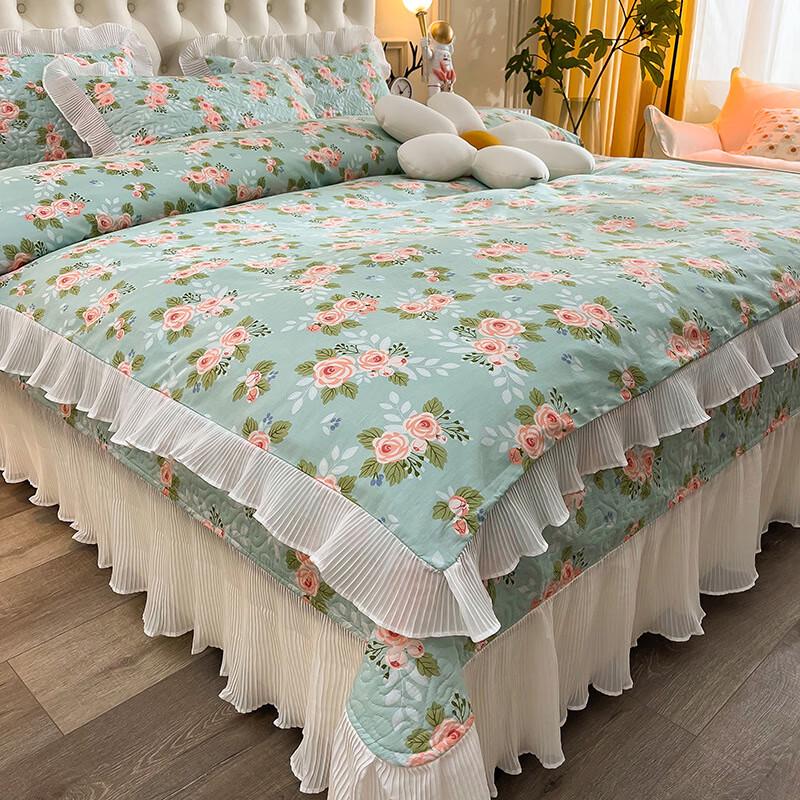 Small Polka Dot Tatami Lace Bedding Set