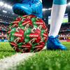 Portugal Football Printed Size 5 Soccer Ball Wear Resistant Standard Adult Training Football Fan Gift for Indoor Outdoor Match Sports