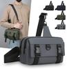 Nylon Crossbody Bag for Men Multiple Pockets