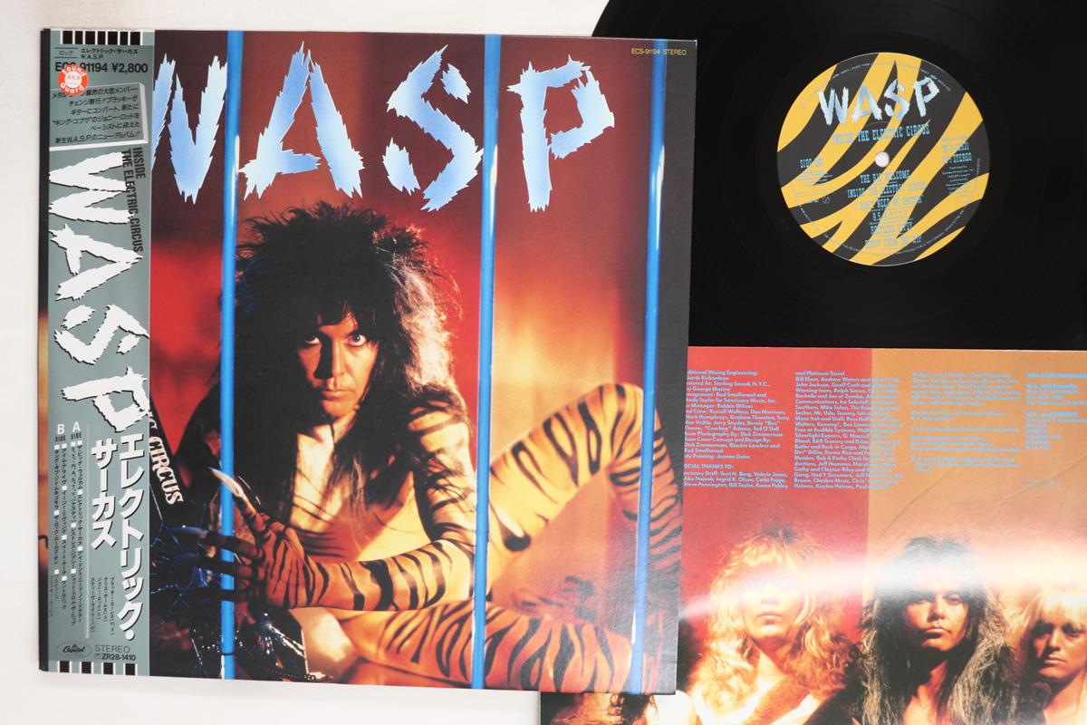 

LP Record W.A.S.P. Inside The Electric Circus ECS91194 CAPITOL 1986 Japan Obi Metal Used