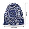 Custom Bohemia Ethnic Unisexdala Flower Pattern Bonnet Hat Knit Hat Unisex WoUnisex Hip Hop Unisex Warm Winter Beanies Cap