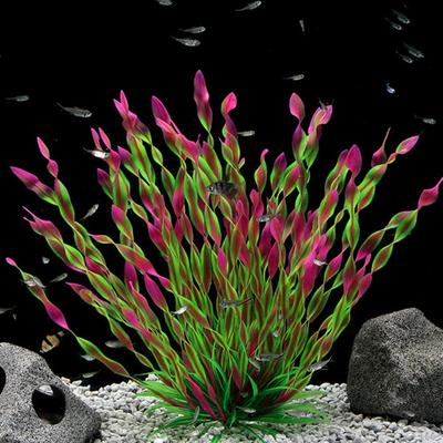 Yousheng Aquarium Plant Realistic Appearance Hideout Decor Plastic Artificial Seaweed Fish Tank Decoration for Home