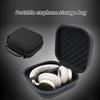 Portable EVA Headphone Storage Case Box With Soft Lining Detail Design for H100 Travel Protections Black