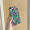 New artistic glazed pattern mobile phone case Apple 17promax two-in-one film case iPhone12
