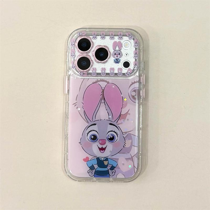 

Nick and Judy Cartoon Epoxy Case for iPhone 14/13 Apple 17/16/15 PRO MAX - Anti-Fall Protection iPhone 14 Pro Max