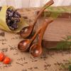 Hanging Wooden Cooking Spoon With Heat Resistant Handle Nonslip Wooden Ladle For Soup Stirring Serving