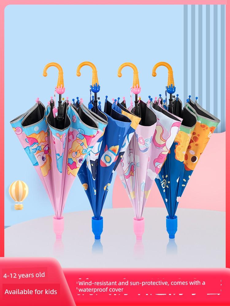 Children's Umbrella for Elementary School Boys, Kindergarten Girls, Special for School Use, Kids' Umbrella for 8-Year-Old Girls, 9