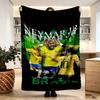 Neymar Jr Print Blanket - Soft & Comfortable, for Bedroom, Travel, Sofa, Home Decoration - Birthday Christmas Gift for Friend